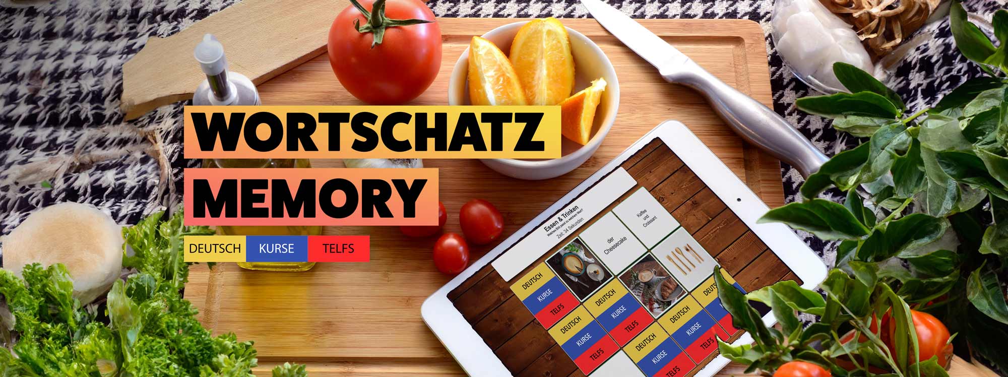 Wortschatz Memory Deutsch – Titelbild